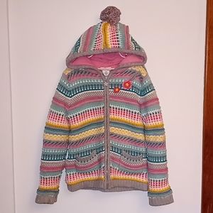 Bopster & Mini Sweater Coat w/Warm Lining Size 8